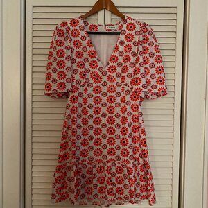 RHODE Mariana Retro Fleur Mini Dress